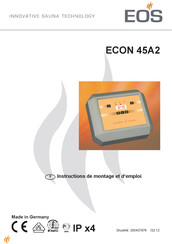 EOS ECON 45A2 Instructions De Montage Et D'emploi