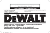 DeWalt DWE402N Guide D'utilisation