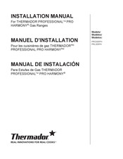Thermador PROFESSIONAL PRO HARMONY PRG305PH Manuel D'installation