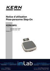 KERN MPD Série Notice D'utilisation