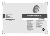 Bosch UniversalLevel 3 Notice Originale