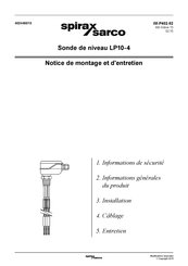 Spirax Sarco LP10-4 Notice De Montage Et D'entretien