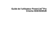 Epson PowerLite Pro Cinema 6030UB Guide De L'utilisateur