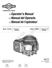 Briggs & Stratton Vanguard EFI 61E900 Manuel De L'opérateur