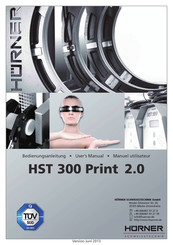 Hürner HST 300 Print 2.0 Manuel Utilisateur