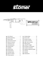 Stomer Professional SPD-651x2 Mode D'emploi