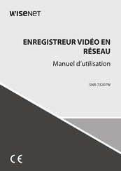 Wisenet SNR-73207W Manuel D'utilisation