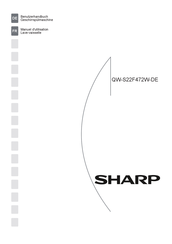 Sharp QW-S22F472W-DE Manuel D'utilisation