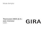 Gira 0396 Série Mode D'emploi