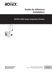 Rotex RRLQ004CA Guide De Référence Installateur