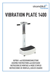 Skandika Fitness VIBRATION PLATE 1400 Instructions De Montage Et Mode D'emploi