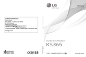 LG KS365 Guide De L'utilisateur