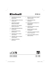 EINHELL RT 32 Instructions D'origine