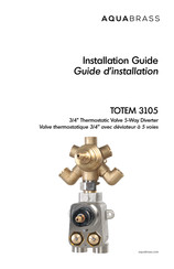 aquabrass TOTEM 3105 Guide D'installation