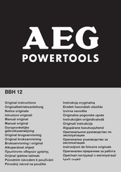 AEG POWERTOOLS BBH 12 Notice Originale