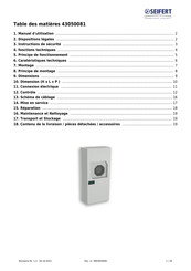 Seifert 43050081 Manuel D'utilisation