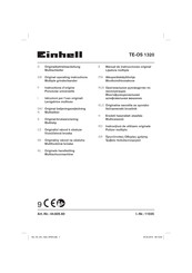 EINHELL TE-OS 1320 Instructions D'origine
