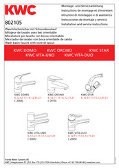 KWC DOMO K.12.61.11 Instructions De Montage Et D'entretien