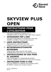 Bonnet Neve SKYVIEW PLUS OPEN Instructions Pour L'utilisateur