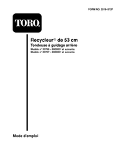 Toro Recycleur 53 Mode D'emploi