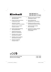 EINHELL 34.131.70 Instructions D'origine