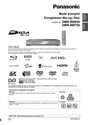 Panasonic DIGA DMR-BW850 Mode D'emploi