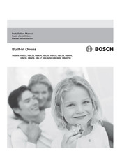 Bosch HBL8450 Guide D'installation