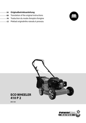 POWERTEC Garden ECO WHEELER 410 P Traduction Du Mode D'emploi D'origine