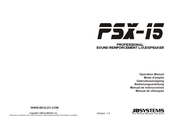 JB Systems PSX-15 Mode D'emploi