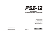 JB Systems PSX-12 Mode D'emploi