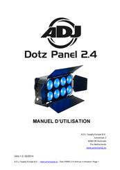 ADJ Dotz Panel 2.4 Manuel D'utilisation