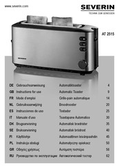 SEVERIN AT 2515 Mode D'emploi