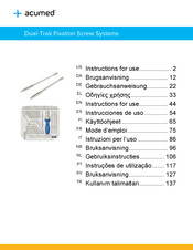 acumed Dual-Trak Mode D'emploi