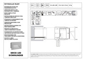 SLV Elektronik BRICK LED DOWNUNDER Mode D'emploi