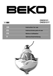 Beko CN232121T Notice D'utilisation