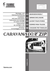 Fiamma CARAVANSTORE ZIP Instructions De Montage