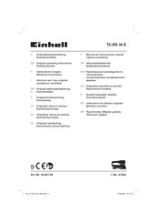 EINHELL TC-RS 38 E Instructions D'origine