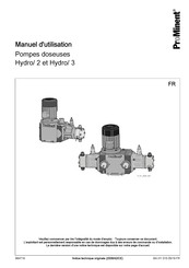 ProMinent Hydro/2 Manuel D'utilisation