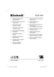 EINHELL TC-OS 1520/1 Instructions D'origine