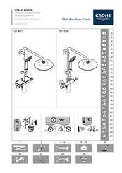 Grohe VITALIO SYSTEM 27 298 Mode D'emploi