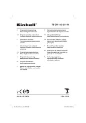 EINHELL TE-CD 18/2 Li-i Instructions D'origine