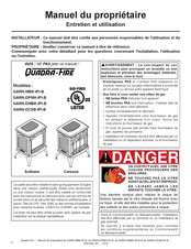 Quadra-Fire GARN-DMBK-IPI-B Manuel Du Propriétaire, Entretien Et Utilisation