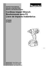 Makita DTW250 Manuel D'instruction
