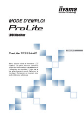 Iiyama ProLite TF2234MC Mode D'emploi