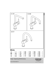 Grohe Minta 31 375 Mode D'emploi