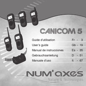 Num'axes CANICOM 5.800 Guide D'utilisation