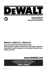 DeWalt DWE43131 Guide D'utilisation