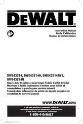 DeWalt DWE43214N Guide D'utilisation
