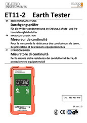 Elbro ET11-2 Manuel D'utilisation