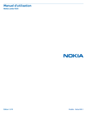 Nokia Lumia 1020 Manuel D'utilisation